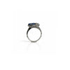 Anillo Contrarié con piedra preciosa azul en forma de lágrima – Foret