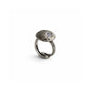 Anello bombato in Argento con gemma centrale - Iride
