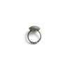 Anello bombato in Argento con gemma centrale - Iride