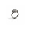 Anello bombato in Argento con gemma centrale - Iride
