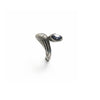 Anillo Contrarié con piedra preciosa azul en forma de lágrima – Foret