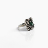 Anello Marguerite con Gemma Verde
