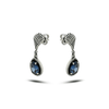 Orecchini a goccia in argento 925 con pietra blu Foret - Di Persìde