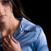 Anillo de jardín con piedras preciosas azul real Garden Grace