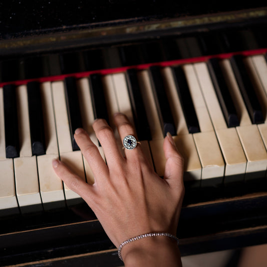 Anello Giardino con Gemma Royal Blue - Garden Grace