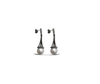 Pendientes colgantes con capullos de perliane