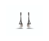 Pendientes colgantes con capullos de perliane