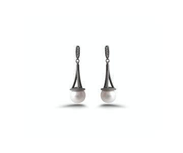 Pendientes colgantes con capullos de perliane