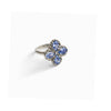 Anello Donna Quadrifoglio con Pietre Blu – Flò